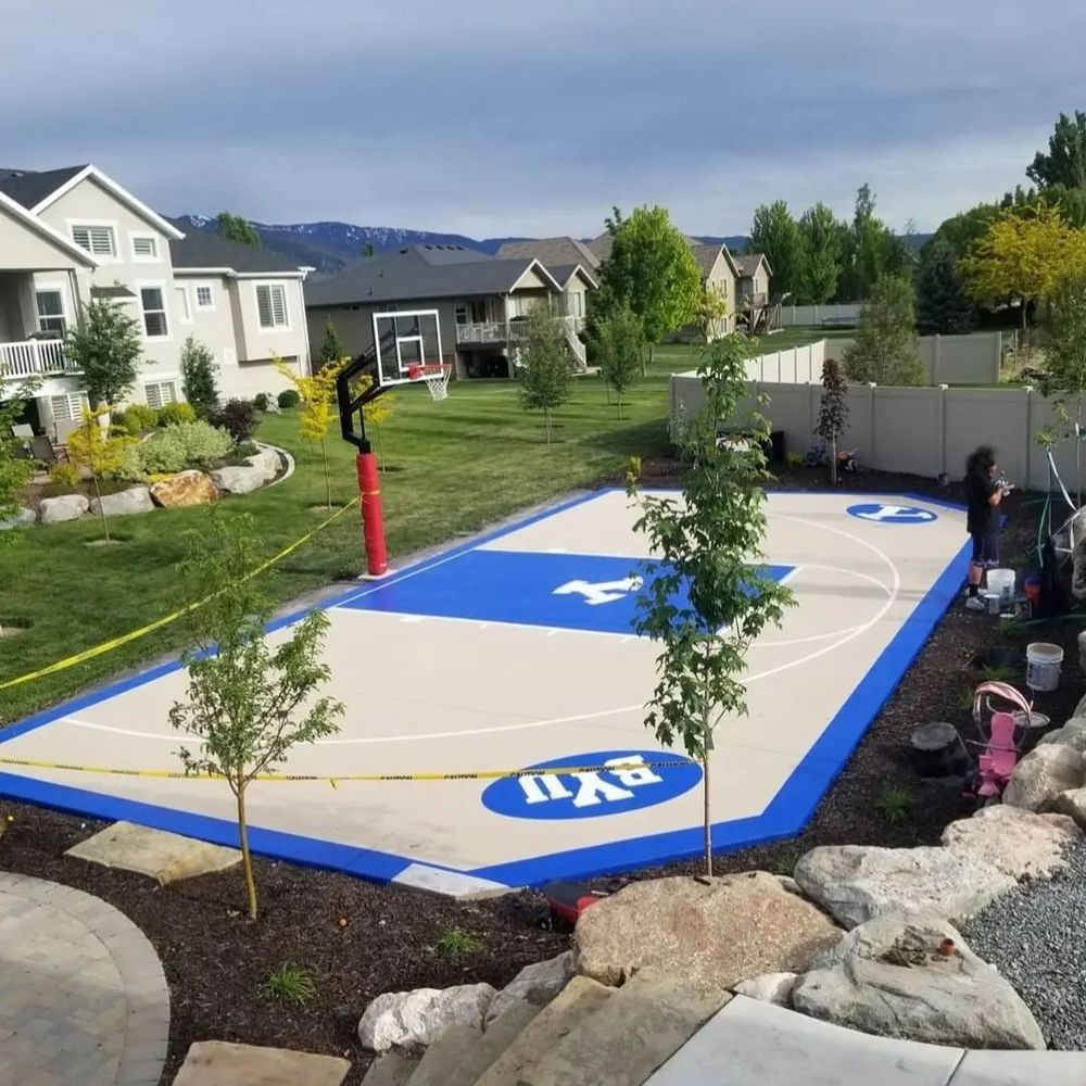 Residential garage epoxy flooring